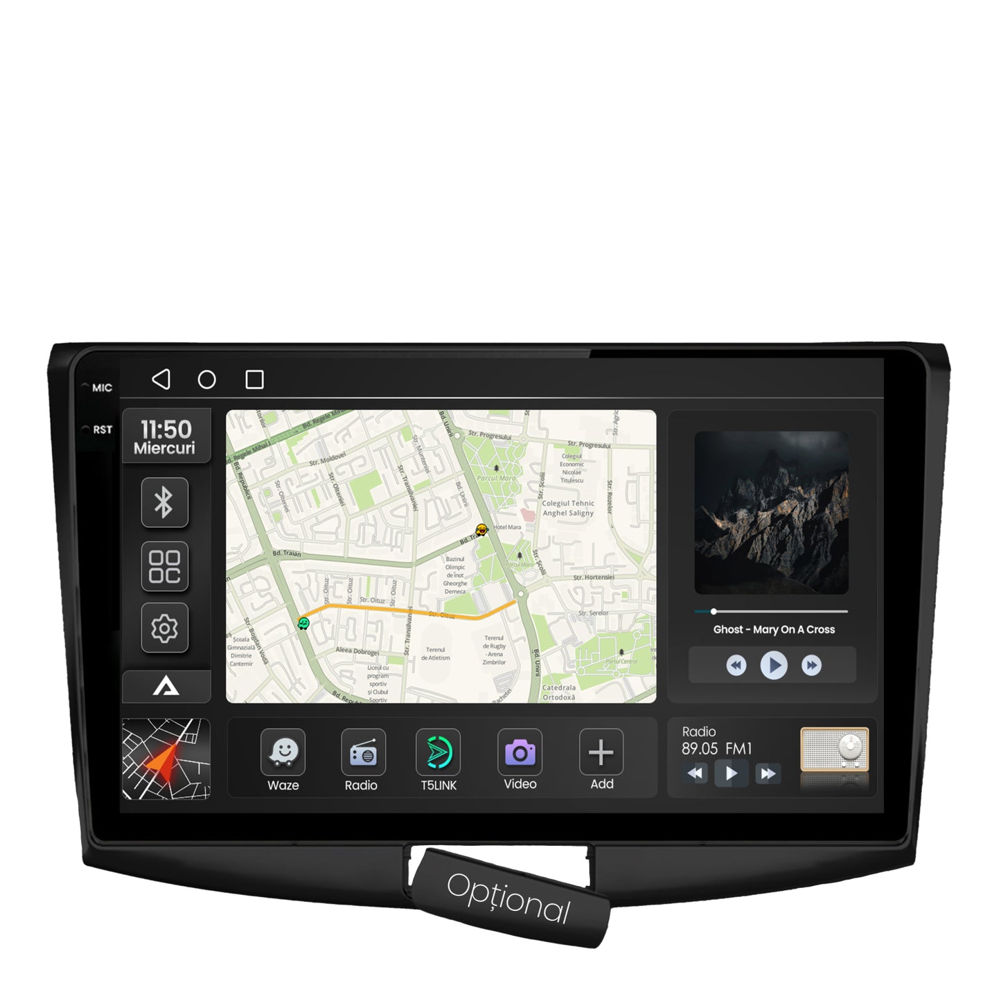 Navigatie 2K Volkswagen Passat B6 / B7 / CC, Android, S-Quadcore / 4GB RAM + 64GB ROM, 10.36 Inch - AD-BGS100042K+AD-BGRKIT025B