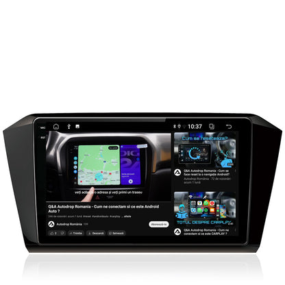 Navigatie 2K Volkswagen Passat B8, Android, S-Quadcore / 4GB RAM + 64GB ROM, 10.36 Inch - AD-BGS100042K+AD-BGRKIT037
