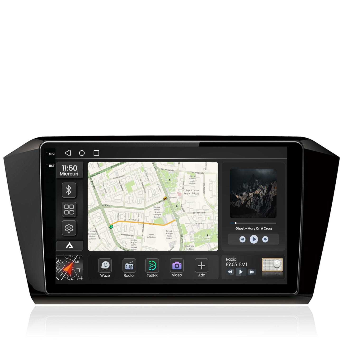 Navigatie 2K Volkswagen Passat B8, Android, S-Quadcore / 4GB RAM + 64GB ROM, 10.36 Inch - AD-BGS100042K+AD-BGRKIT037