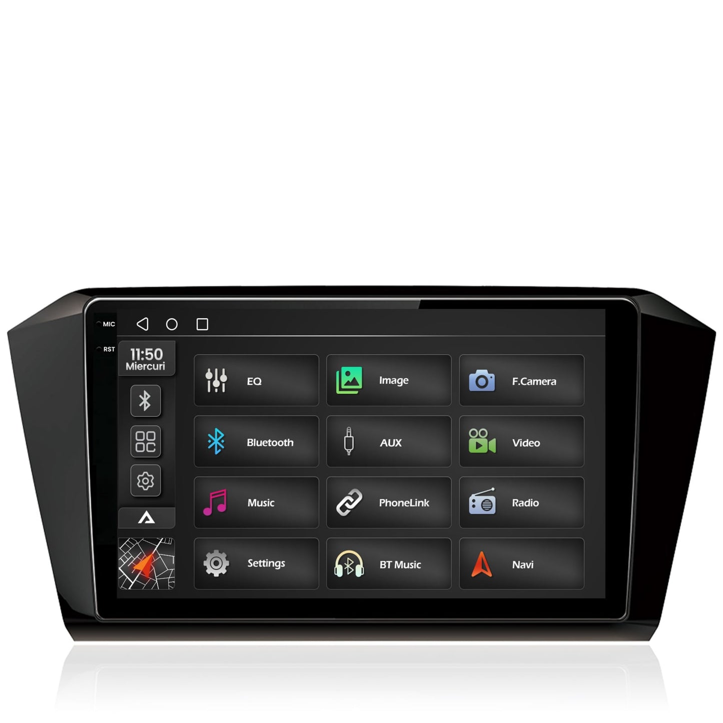 Navigatie 2K Volkswagen Passat B8, Android, S-Quadcore / 4GB RAM + 64GB ROM, 10.36 Inch - AD-BGS100042K+AD-BGRKIT037