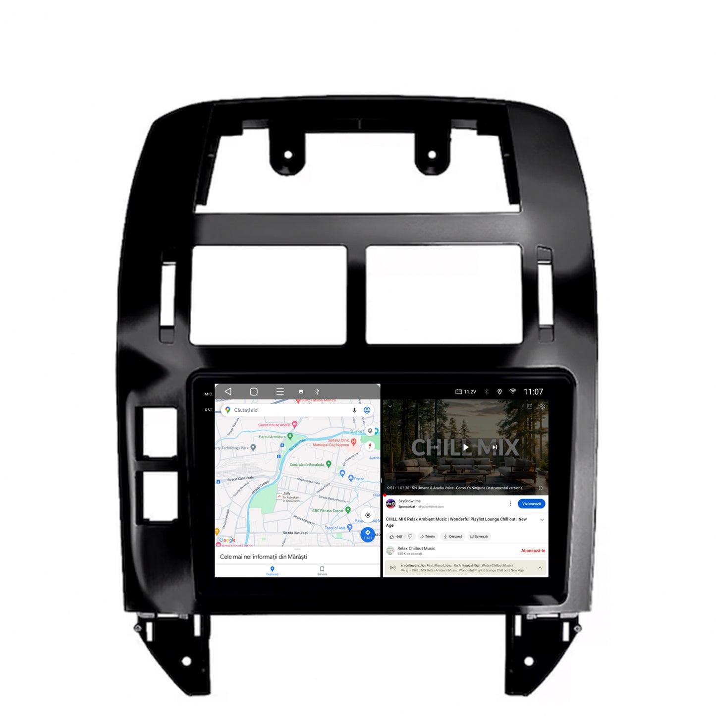 Navigatie 2K Volkswagen Polo (2004-2011), Android, S-Quadcore / 4GB RAM + 64GB ROM, 9.5 Inch - AD-BGS90042K+AD-BGRKIT033OLD