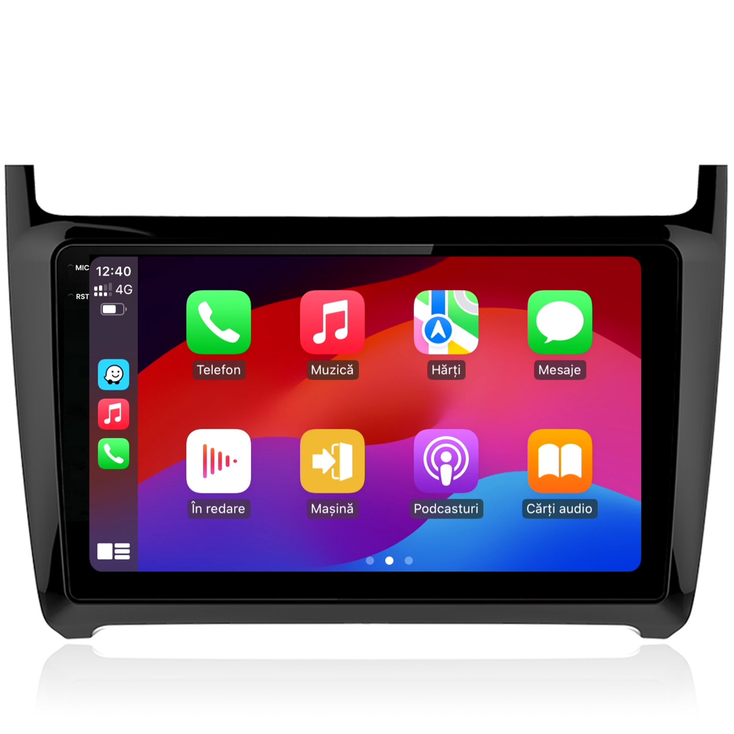 Navigatie 2K Volkswagen Polo (2009+), Android, S-Quadcore / 4GB RAM + 64GB ROM, 9.5 Inch - AD-BGS90042K+AD-BGRKIT033