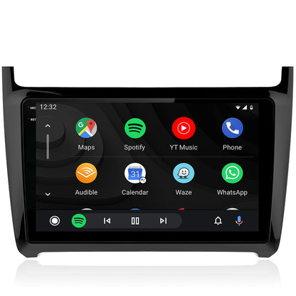 Navigatie 2K Volkswagen Polo (2009+), Android, S-Quadcore / 4GB RAM + 64GB ROM, 9.5 Inch - AD-BGS90042K+AD-BGRKIT033