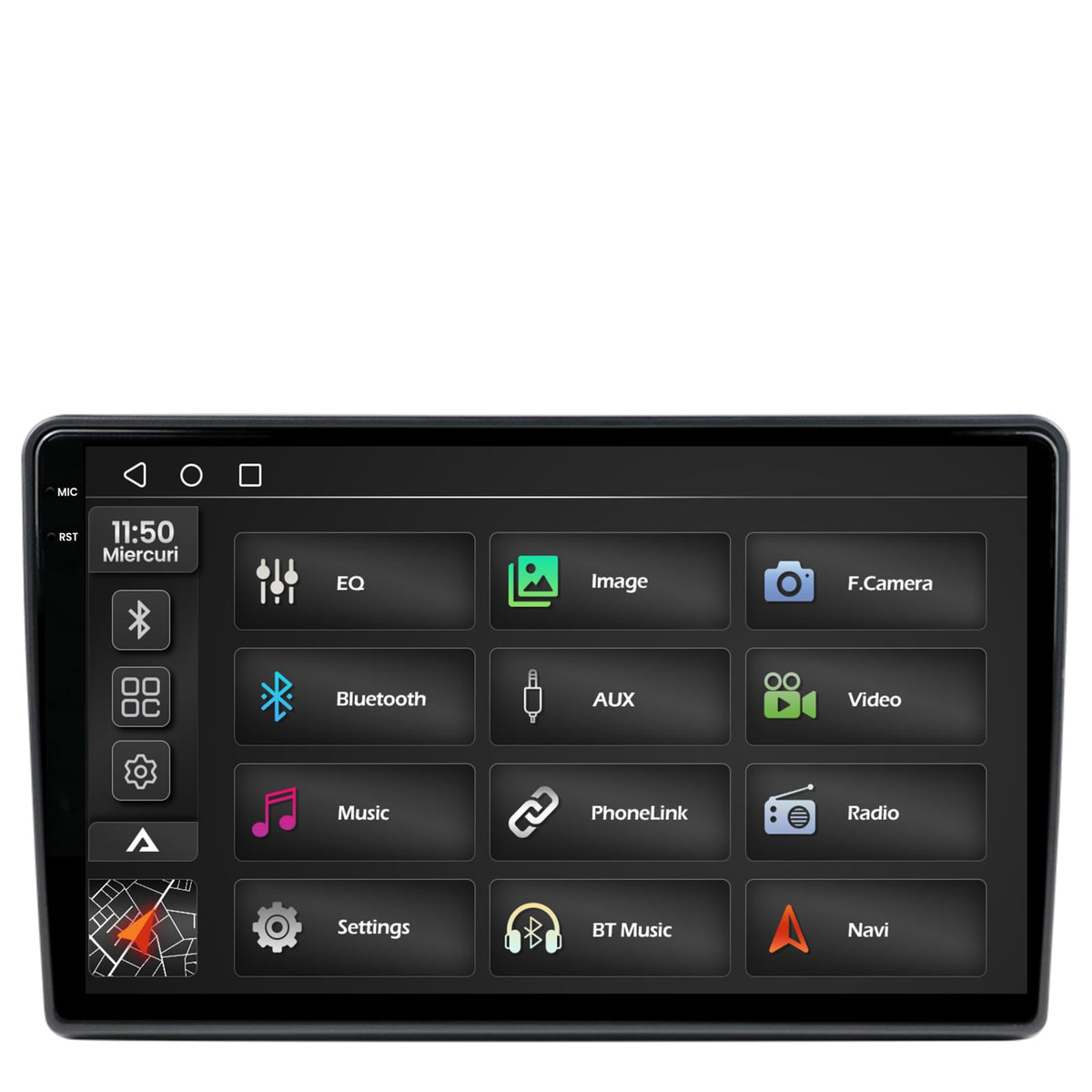 Navigatie 2K Volkswagen / Skoda / Seat, Passat B5 / Golf IV / Sharan / T4-T5 / Jetta / Polo, Android, S-Quadcore / 4GB RAM + 64GB ROM, 9.5 Inch - AD-BGS100042K+AD-BGRKIT443