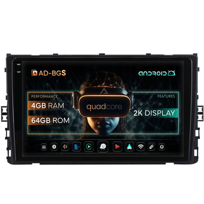 Navigatie 2K Volkswagen Taigo (2021+), Android, S-Quadcore / 4GB RAM + 64GB ROM, 9.5 Inch - AD-BGS90042K+AD-BGRKIT041V5