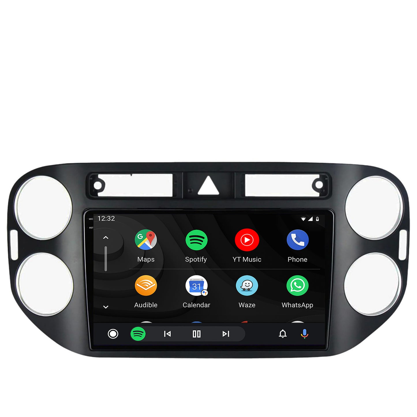 Navigatie 2K Volkswagen Tiguan (2008-2010) / VW Golf 5 Plus (2004-2012), Android, S-Quadcore / 4GB RAM + 64GB ROM, 9.5 Inch - AD-BGS90042K+AD-BGRKIT035-0810