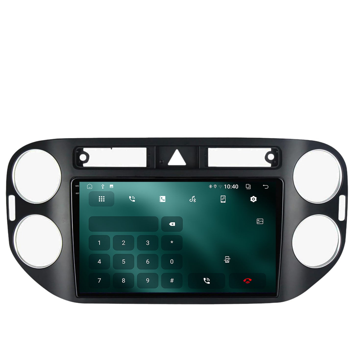 Navigatie 2K Volkswagen Tiguan (2008-2010) / VW Golf 5 Plus (2004-2012), Android, S-Quadcore / 4GB RAM + 64GB ROM, 9.5 Inch - AD-BGS90042K+AD-BGRKIT035-0810