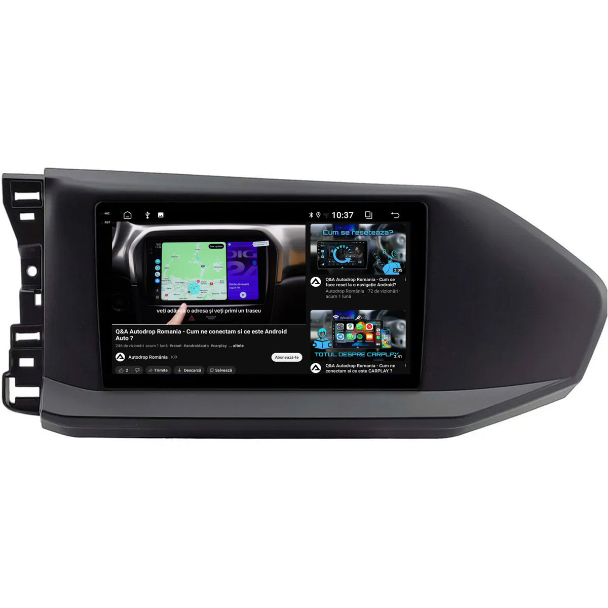 Navigatie 2K Volkswagen Caddy (2023+), Android, S-Quadcore / 4GB RAM + 64GB ROM, 9.5 Inch - AD-BGS90042K+AD-BGRKIT031
