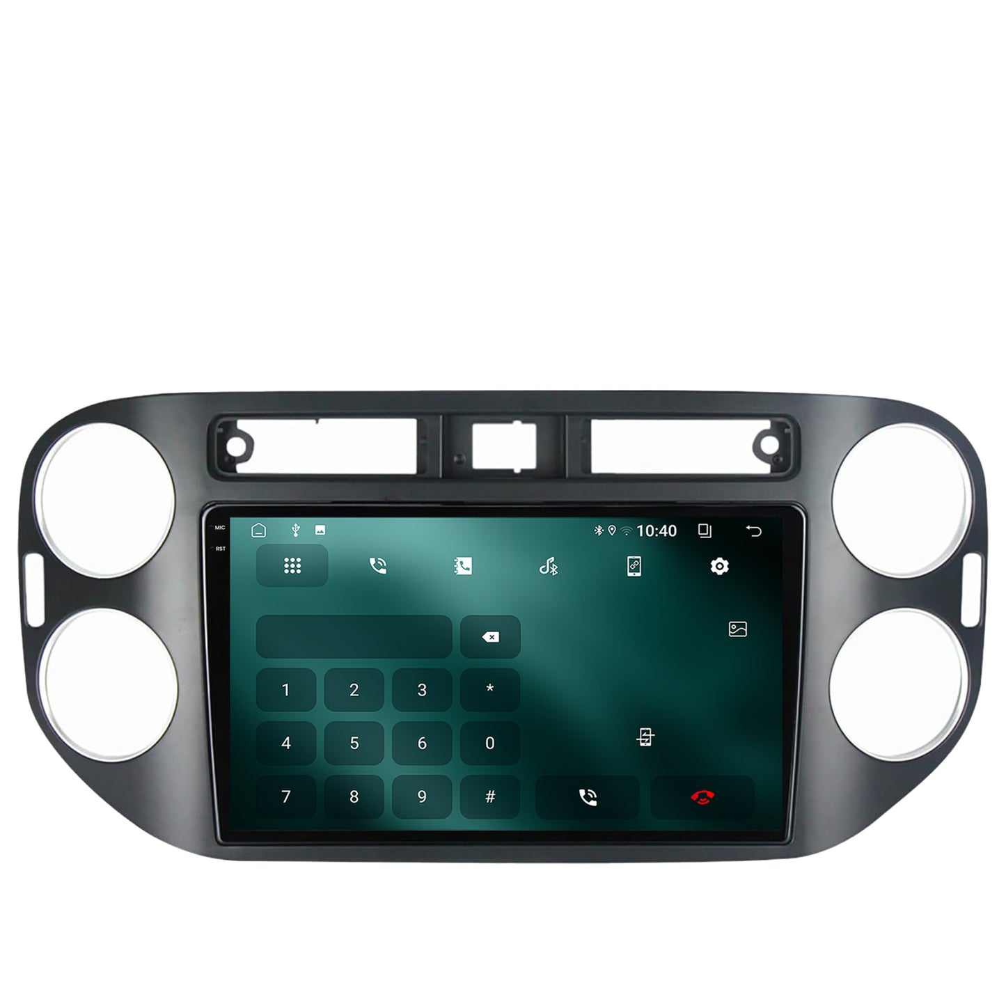 Navigatie 2K Volkswagen Tiguan (2010-2016), Android, S-Quadcore / 4GB RAM + 64GB ROM, 9.5 Inch - AD-BGS90042K+AD-BGRKIT035-1016