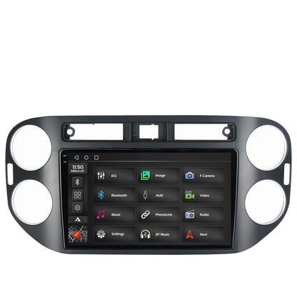 Navigatie 2K Volkswagen Tiguan (2010-2016), Android, S-Quadcore / 4GB RAM + 64GB ROM, 9.5 Inch - AD-BGS90042K+AD-BGRKIT035-1016