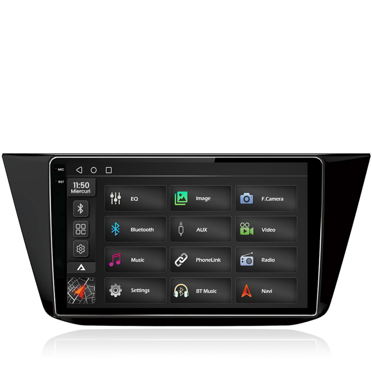 Navigatie 2K Volkswagen Tiguan (2016+), Android, S-Quadcore / 4GB RAM + 64GB ROM, 10.36 Inch - AD-BGS100042K+AD-BGRKIT036