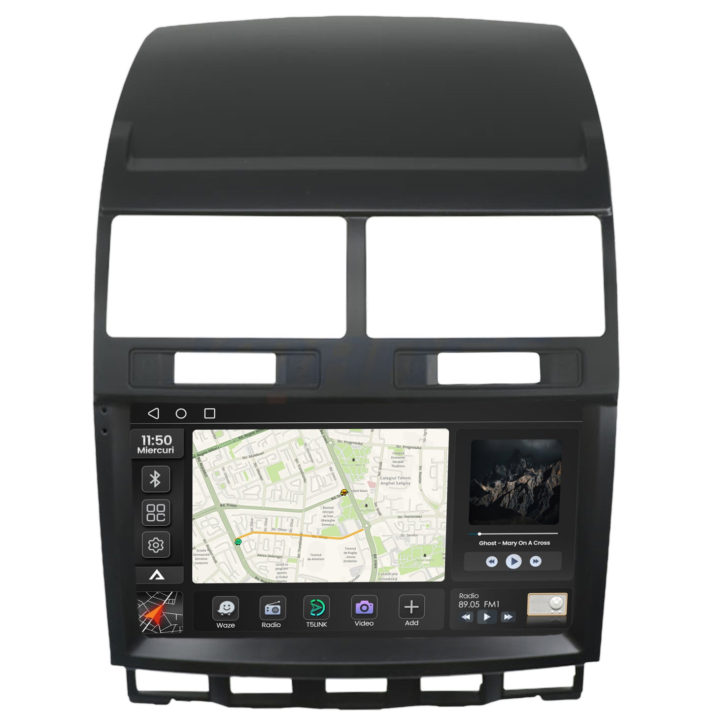 Navigatie 2K Volkswagen Touareg (2002-2011), Android, S-Quadcore / 4GB RAM + 64GB ROM, 9.5 Inch - AD-BGS90042K+AD-BGRKIT050