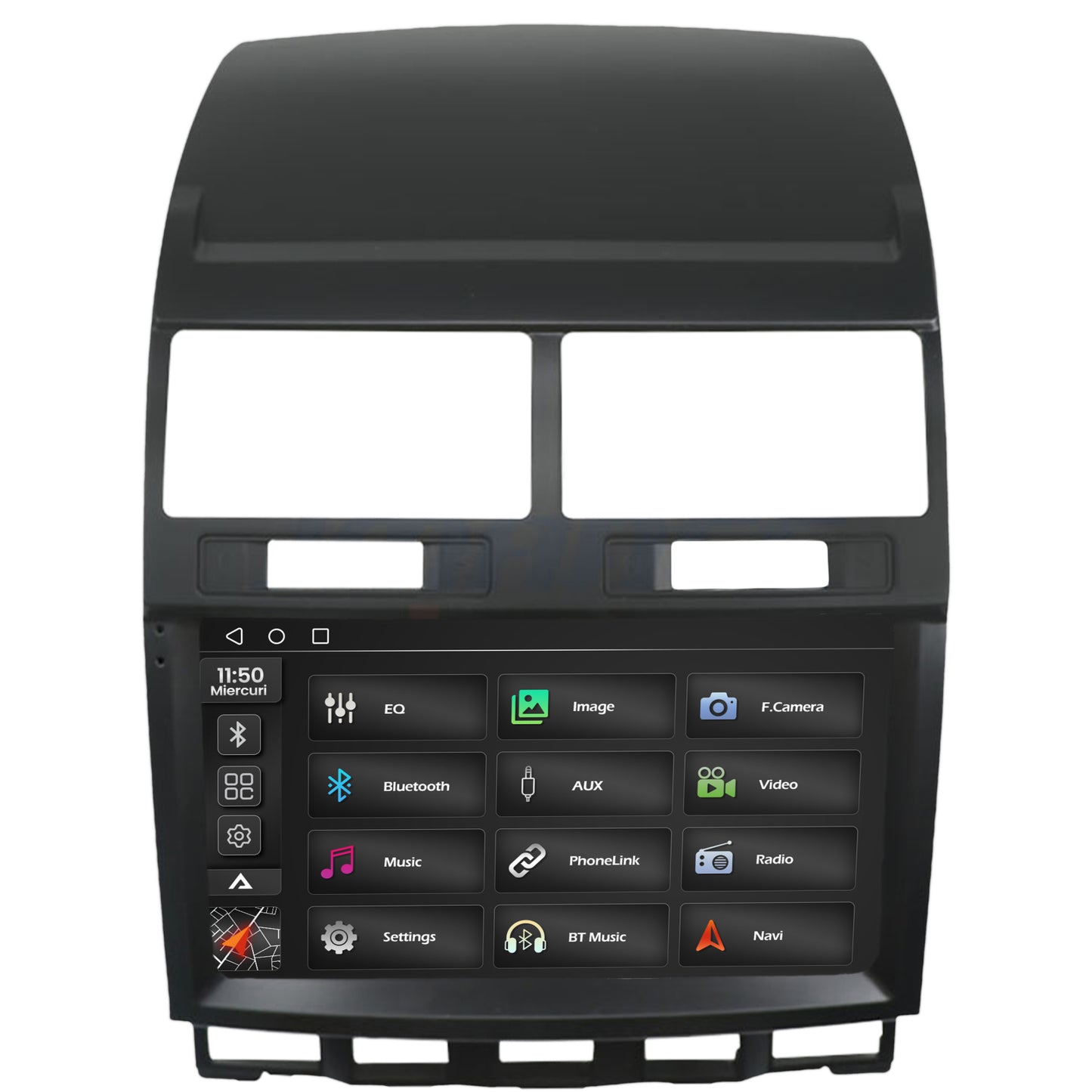 Navigatie 2K Volkswagen Touareg (2002-2011), Android, S-Quadcore / 4GB RAM + 64GB ROM, 9.5 Inch - AD-BGS90042K+AD-BGRKIT050
