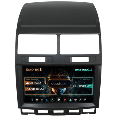 Navigatie 2K Volkswagen Touareg (2002-2011), Android, S-Quadcore / 4GB RAM + 64GB ROM, 9.5 Inch - AD-BGS90042K+AD-BGRKIT050