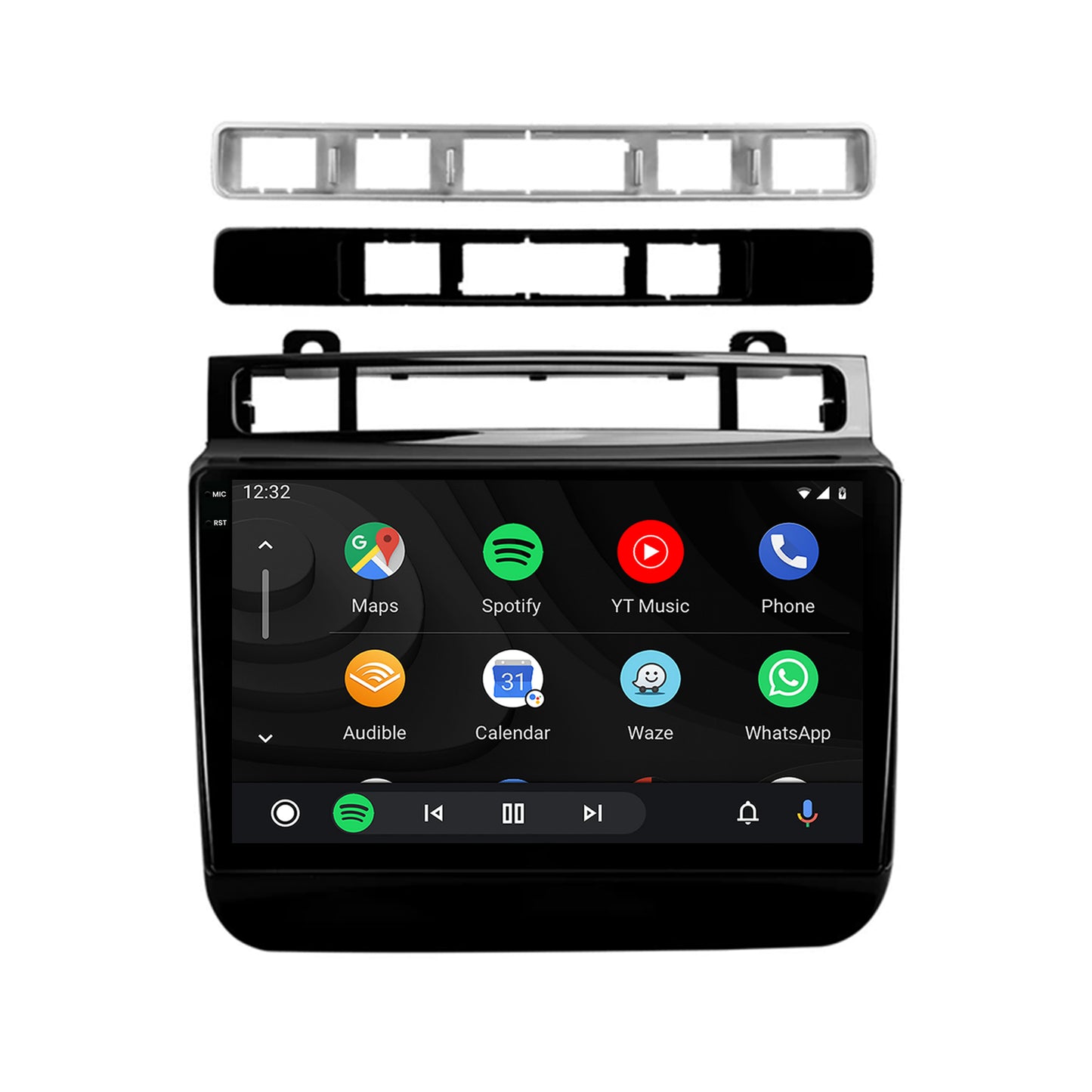 Navigatie 2K Volkswagen Touareg (2010-2018), Android, S-Quadcore / 4GB RAM + 64GB ROM, 9.5 Inch - AD-BGS90042K+AD-BGRKIT051
