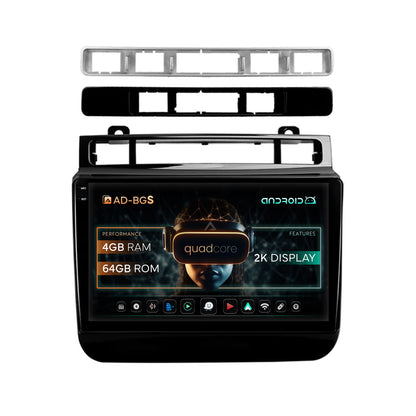 Navigatie 2K Volkswagen Touareg (2010-2018), Android, S-Quadcore / 4GB RAM + 64GB ROM, 9.5 Inch - AD-BGS90042K+AD-BGRKIT051