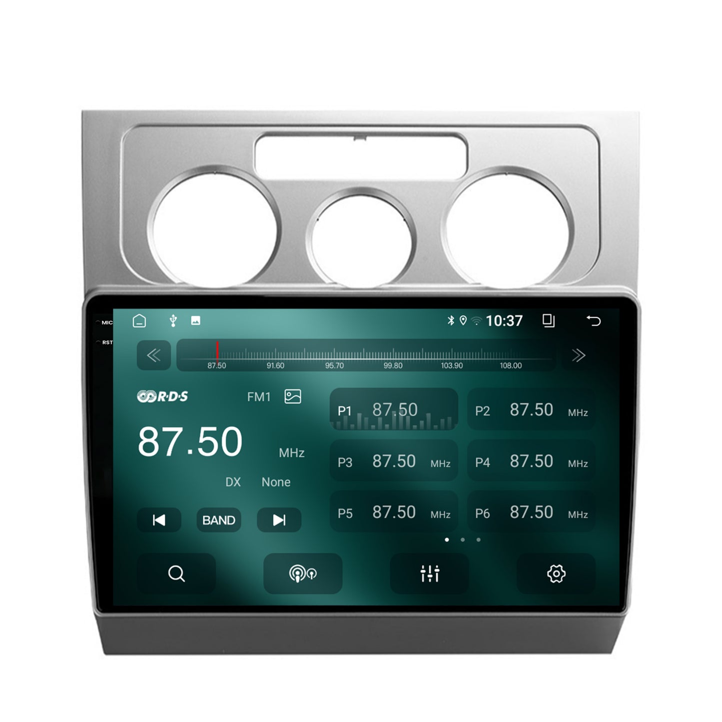 Navigatie 2K Volkswagen Touran (2003-2010), Android, S-Quadcore / 4GB RAM + 64GB ROM, 10.36 Inch - AD-BGS100042K+AD-BGRKIT054