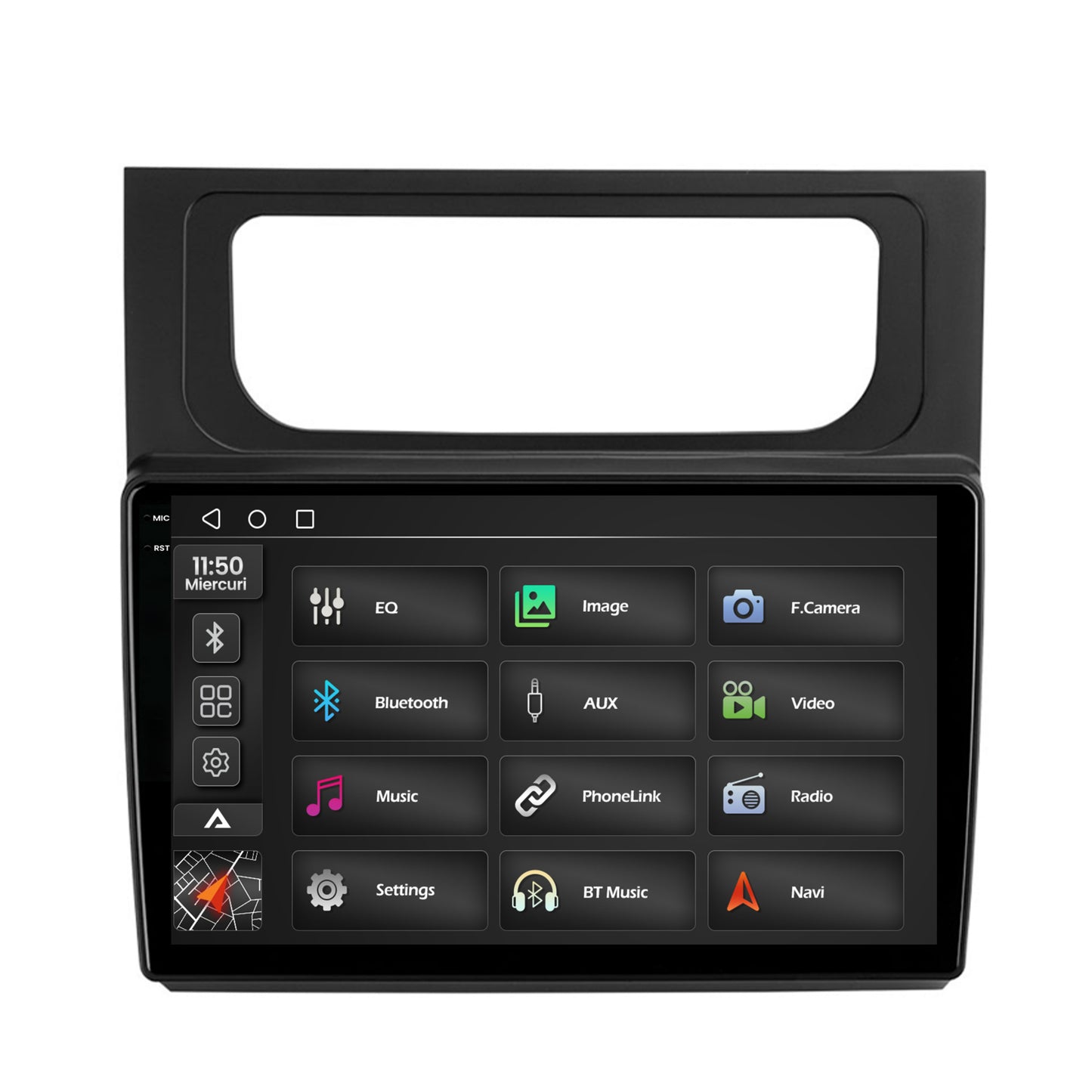 Navigatie 2K Volkswagen Touran (2010-2016), Android, S-Quadcore / 4GB RAM + 64GB ROM, 10.36 Inch - AD-BGS100042K+AD-BGRKIT042