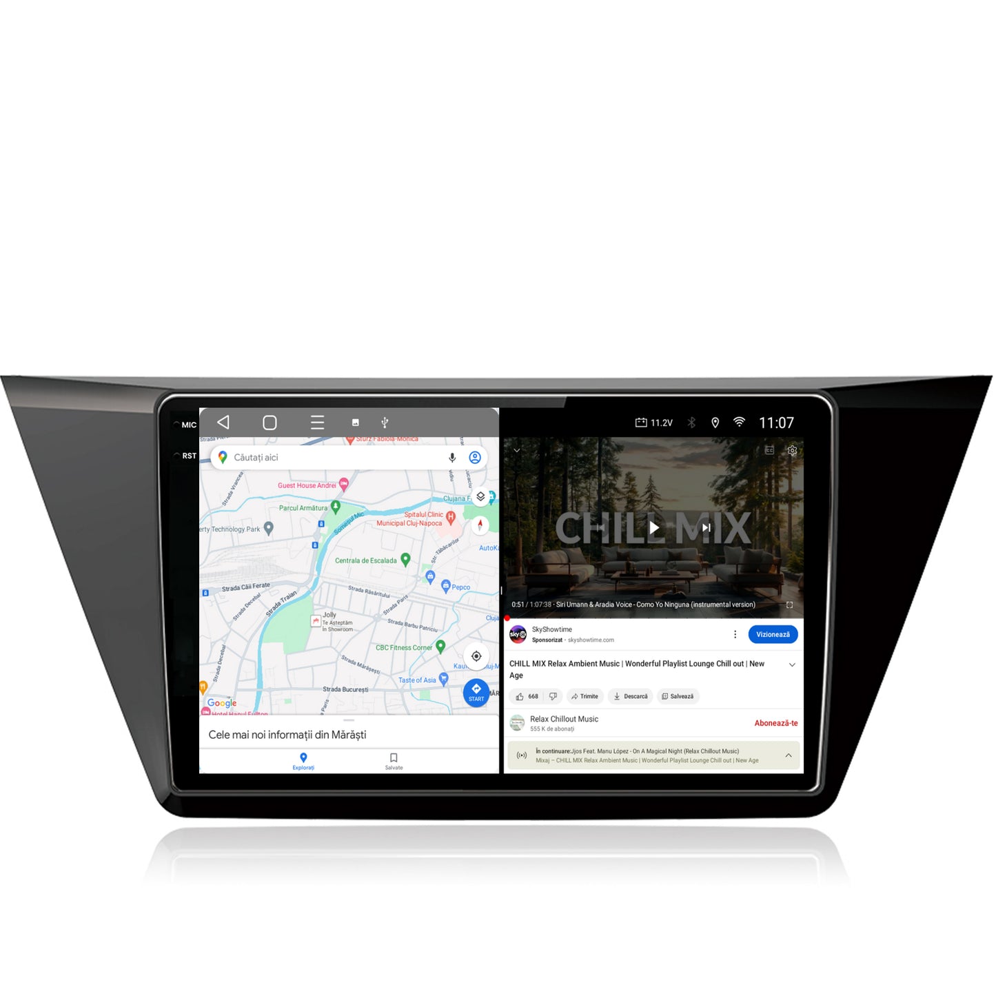 Navigatie 2K Volkswagen Touran (2016+), Android, S-Quadcore / 4GB RAM + 64GB ROM, 10.36 Inch - AD-BGS100042K+AD-BGRKIT032