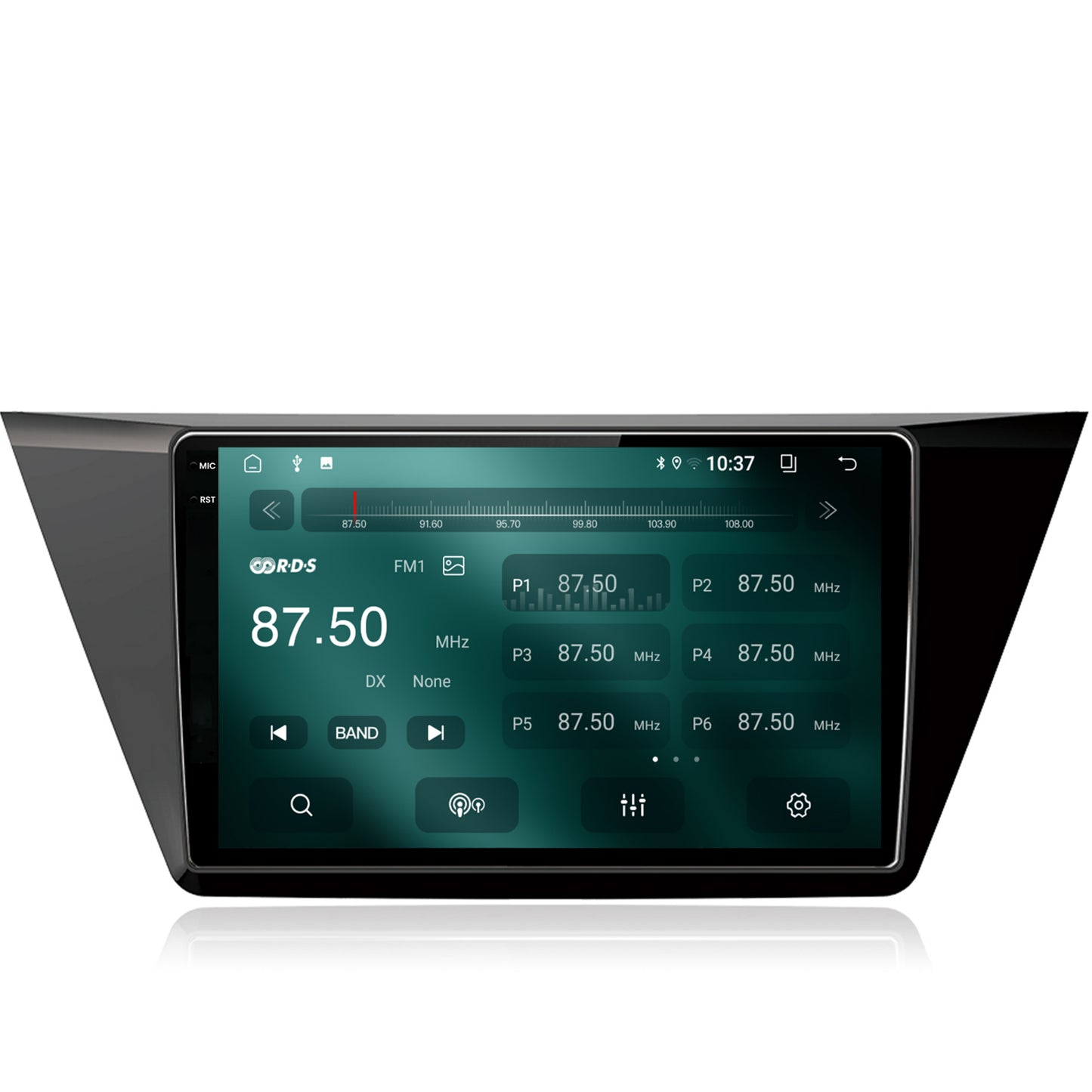 Navigatie 2K Volkswagen Touran (2016+), Android, S-Quadcore / 4GB RAM + 64GB ROM, 10.36 Inch - AD-BGS100042K+AD-BGRKIT032