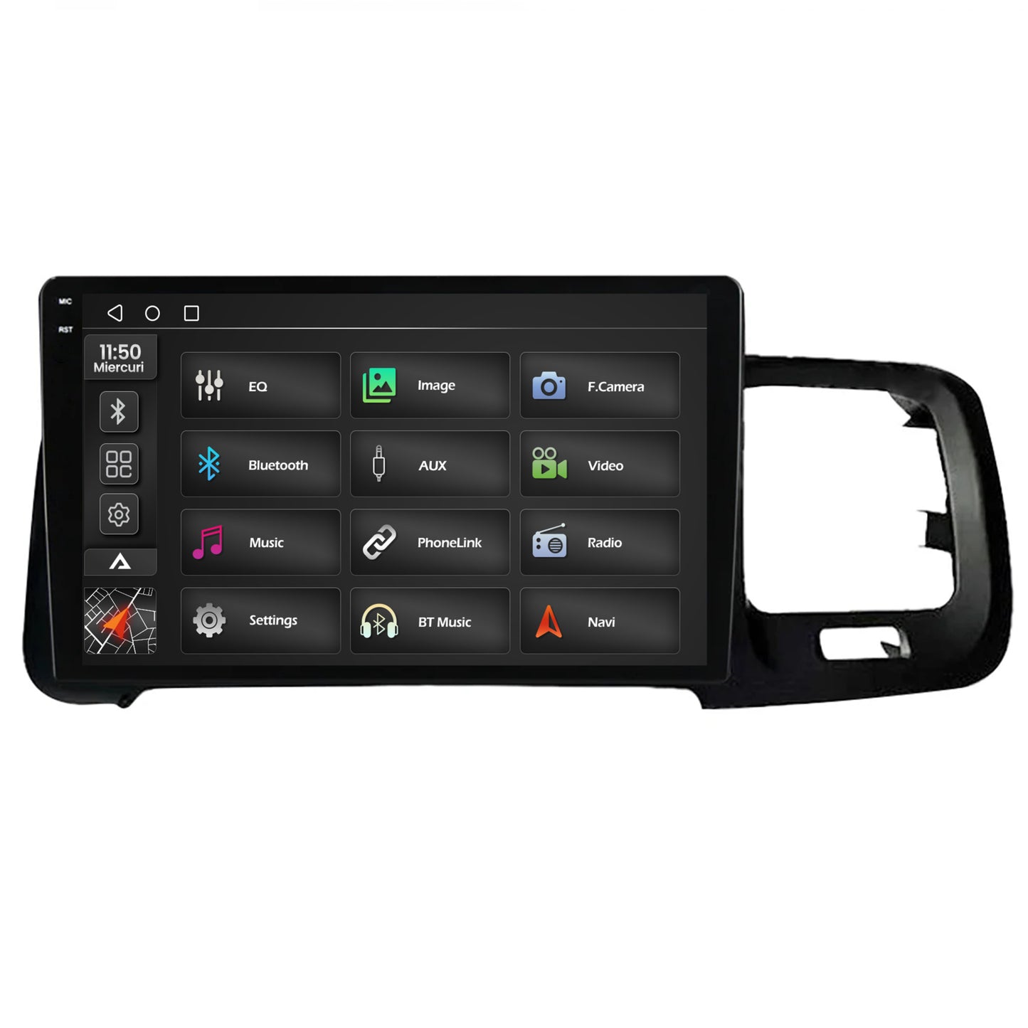 Navigatie 2K Volvo S60 (2010-2015), Android, S-Quadcore / 4GB RAM + 64GB ROM, 9.5 Inch - AD-BGS90042K+AD-BGRKIT401