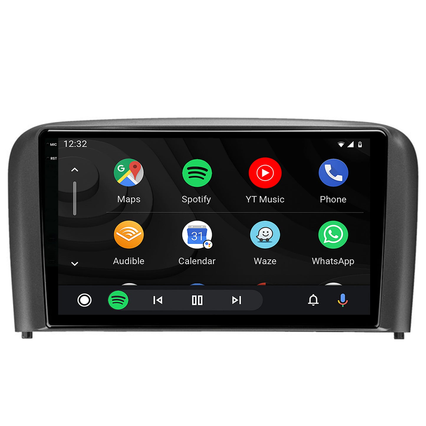 Navigatie 2K Volvo S80 (1998-2004), Android, S-Quadcore / 4GB RAM + 64GB ROM, 9.5 Inch - AD-BGS90042K+AD-BGRKIT404