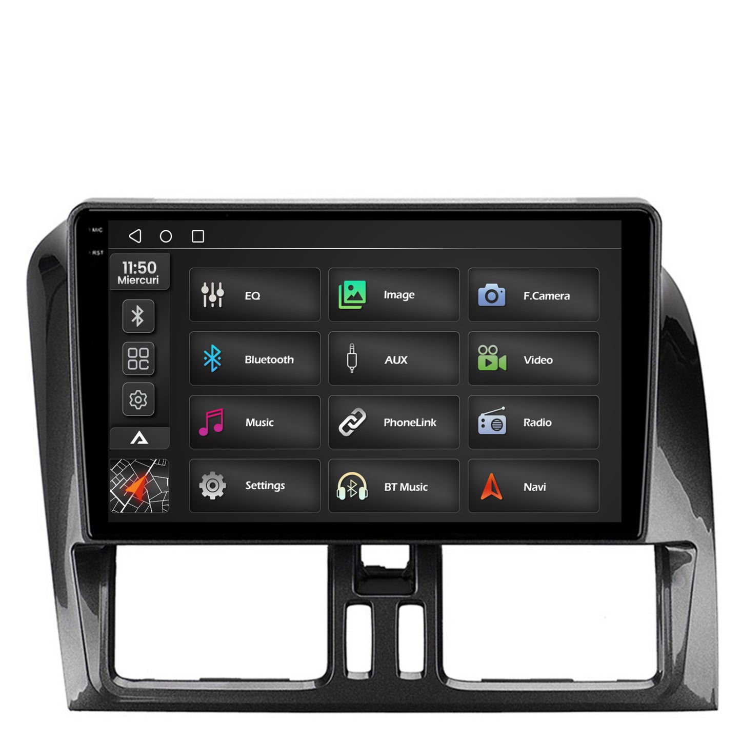 Navigatie 2K Volvo XC60 (2008-2013), Android, S-Quadcore / 4GB RAM + 64GB ROM, 9.5 Inch - AD-BGS90042K+AD-BGRKIT400-0813