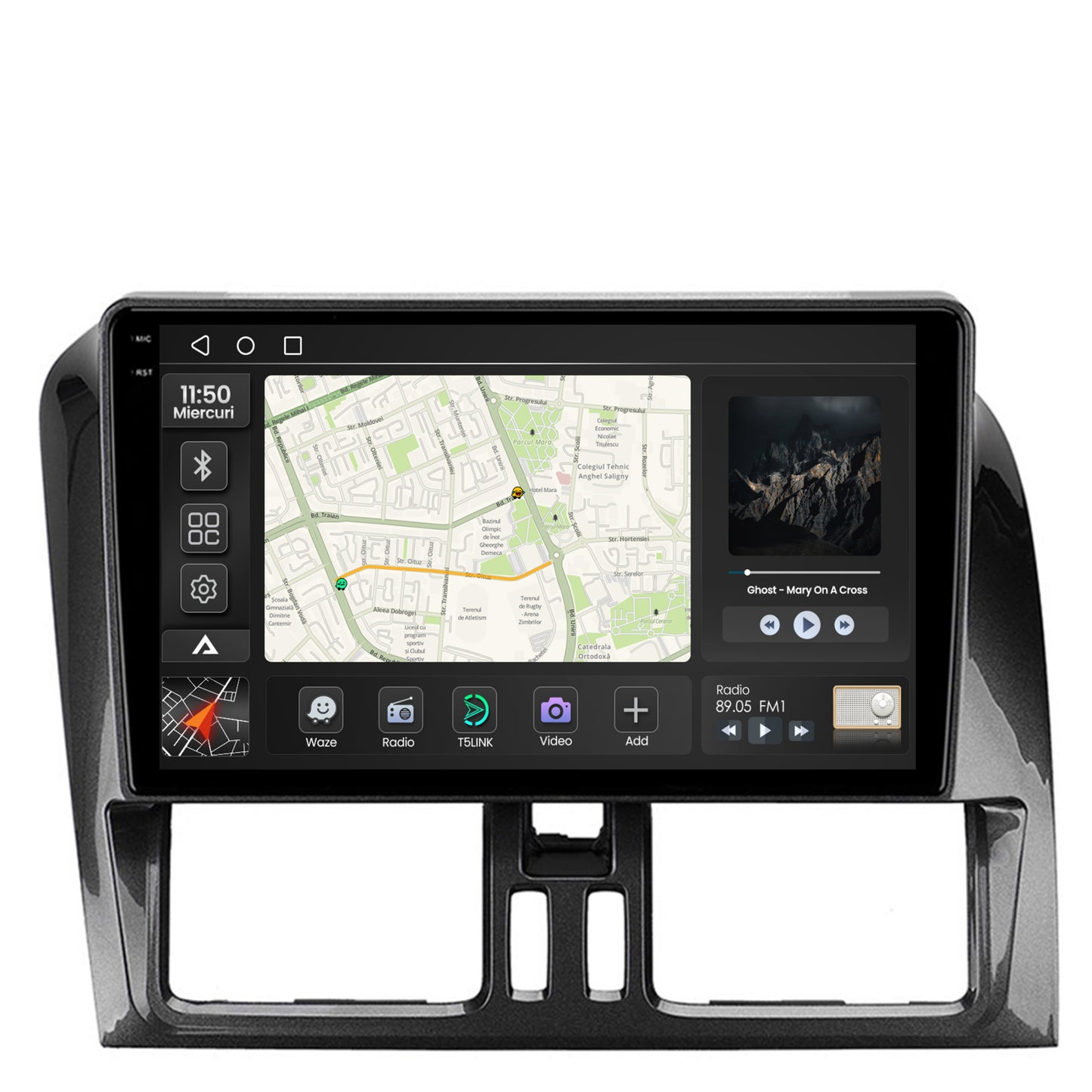 Navigatie 2K Volvo XC60 (2008-2013), Android, S-Quadcore / 4GB RAM + 64GB ROM, 9.5 Inch - AD-BGS90042K+AD-BGRKIT400-0813