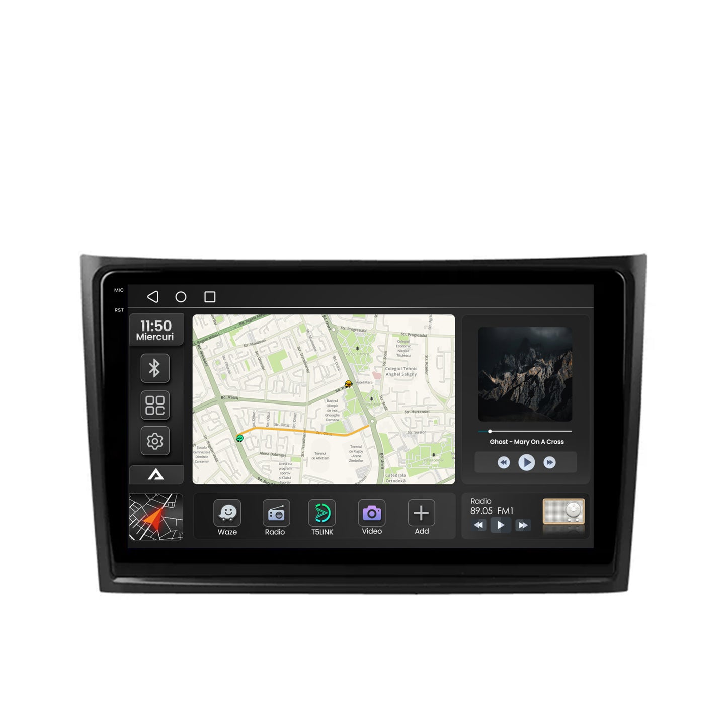 Navigatie 2K Volvo XC90 (2002-2014), Android, S-Quadcore / 4GB RAM + 64GB ROM, 10.36 Inch - AD-BGS100042K+AD-BGRKIT393