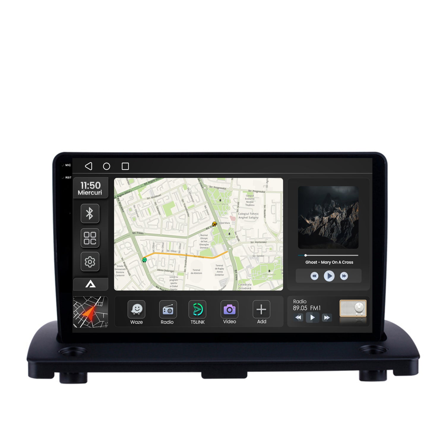 Navigatie 2K Volvo XC90 (2002-2014), Android, S-Quadcore / 4GB RAM + 64GB ROM, 9.5 Inch - AD-BGS90042K+AD-BGRKIT402