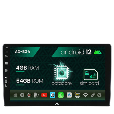 [LICHIDARE STOC/FARA 4G] Navigatie All-in-one Universala, Android, A-Octacore / 4GB RAM + 64GB ROM, 10.1 Inch - AD-BGA10004