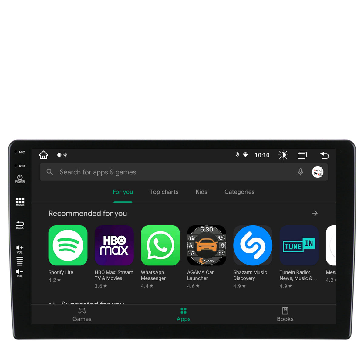 Navigatie All-in-one Universala, Android, Z-Octacore / 8GB RAM + 256GB ROM, 10.1 Inch - AD-BGZ10008