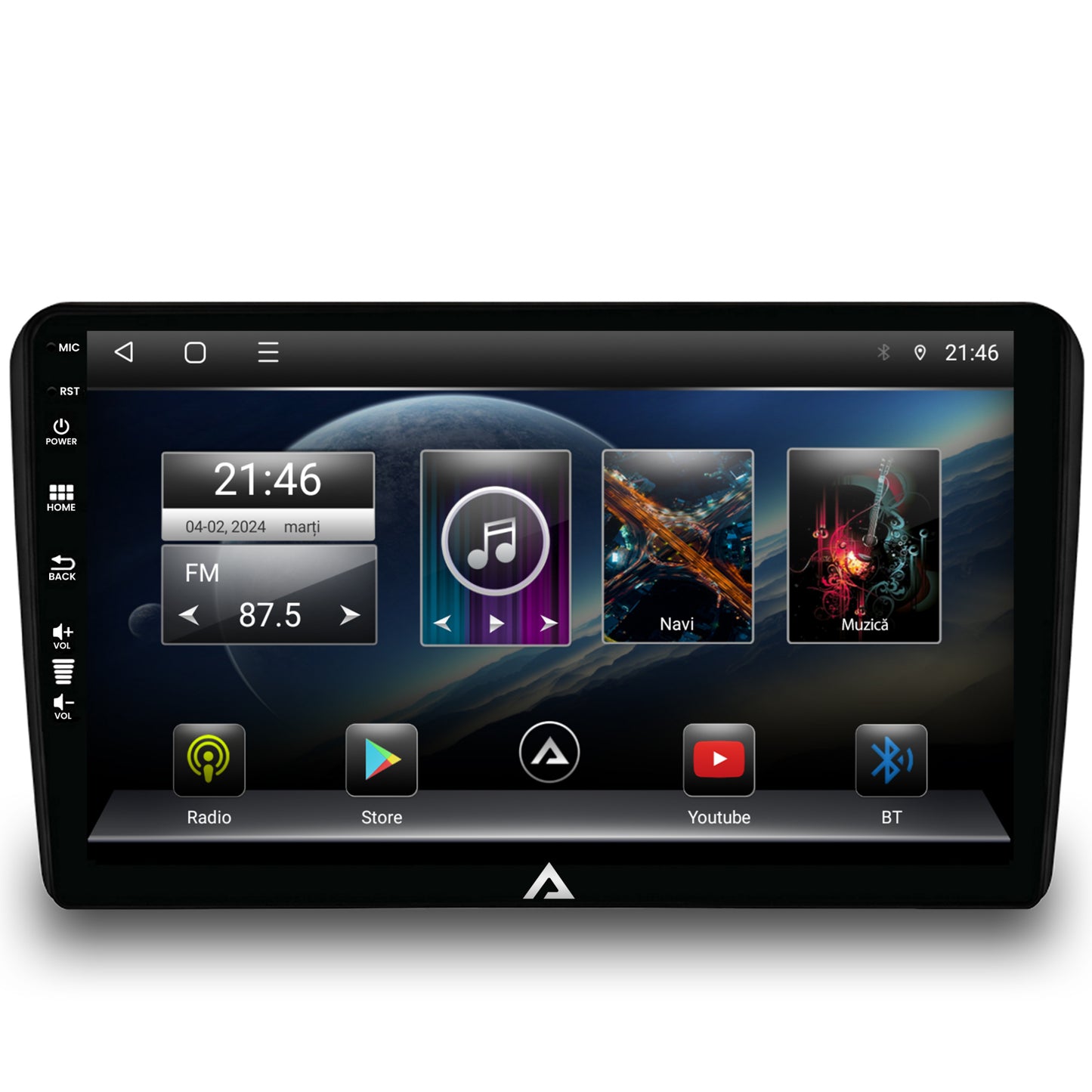 Navigatie Audi A3/ S3/ RS3, Android, E-Octacore / 2GB RAM + 32GB ROM, 9 Inch - AD-BGE9002+AD-BGRKIT424