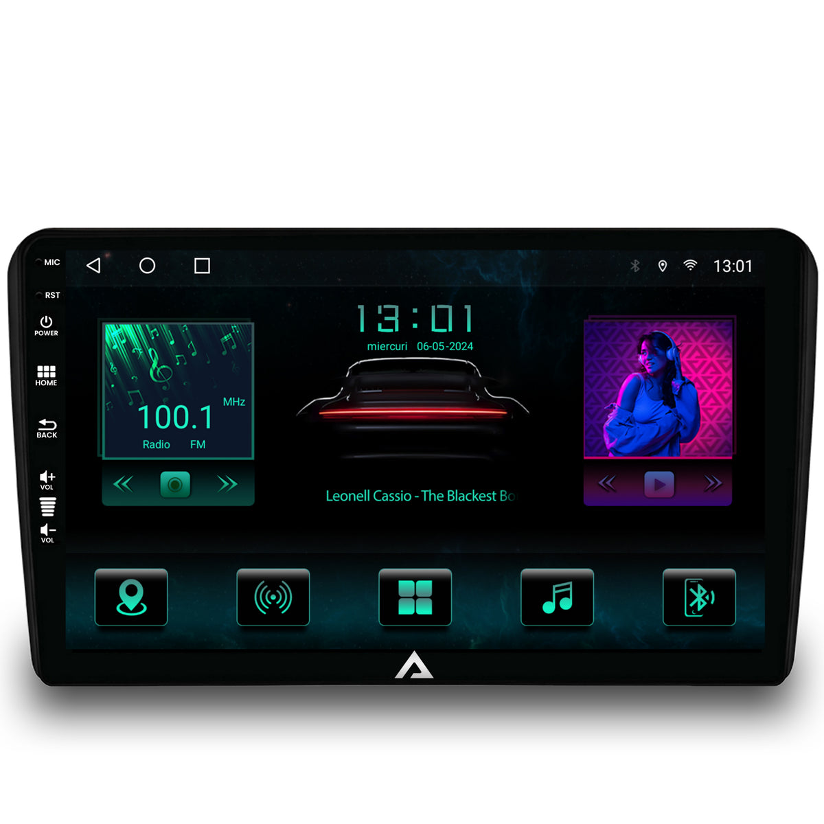 Navigatie Audi A3/ S3/ RS3, Android, A-Octacore / 4GB RAM + 64GB ROM, 9 Inch - AD-BGA9004+AD-BGRKIT424