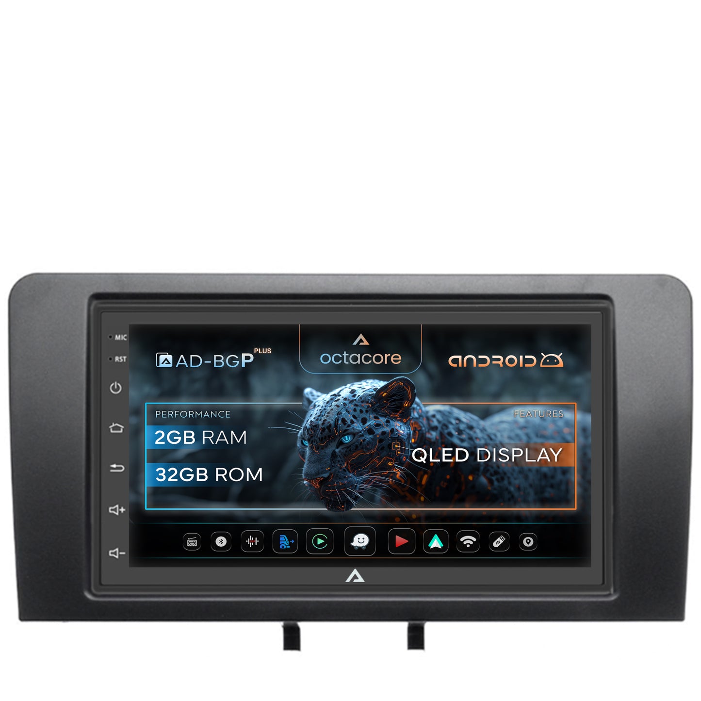 Navigatie Audi A3/ S3/ RS3, Android, P-Octacore / 2GB RAM + 32 ROM, 7 Inch - AD-BGP1002+AD-BGRAU0112DIN