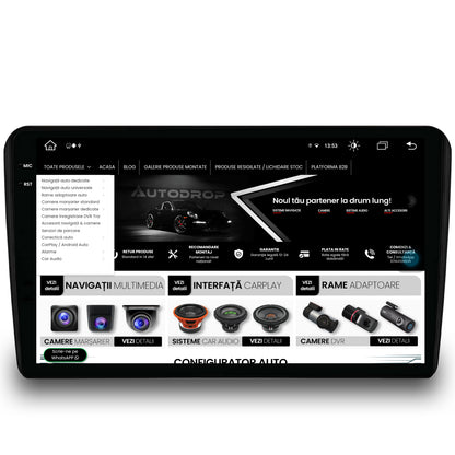 Navigatie Audi A3/ S3/ RS3, Android, V-Octacore / 4GB RAM + 64GB ROM, 9.5 Inch - AD-BGV9004+AD-BGRKIT424