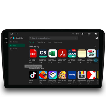 Navigatie Audi A3/ S3/ RS3, Android, X-Octacore / 8GB RAM + 256GB ROM, 9.5 Inch - AD-BGX9008+AD-BGRKIT424
