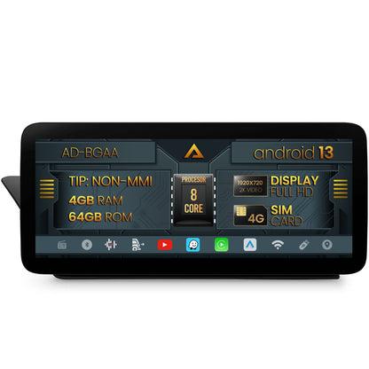 Navigatie Audi A4/A5 (2009-2016), Concert/Symphony, Android 13, MB-Octacore, 4GB RAM + 64GB ROM, 12.3 Inch - AD-BGAA12004L+AD-BGRKITA4001