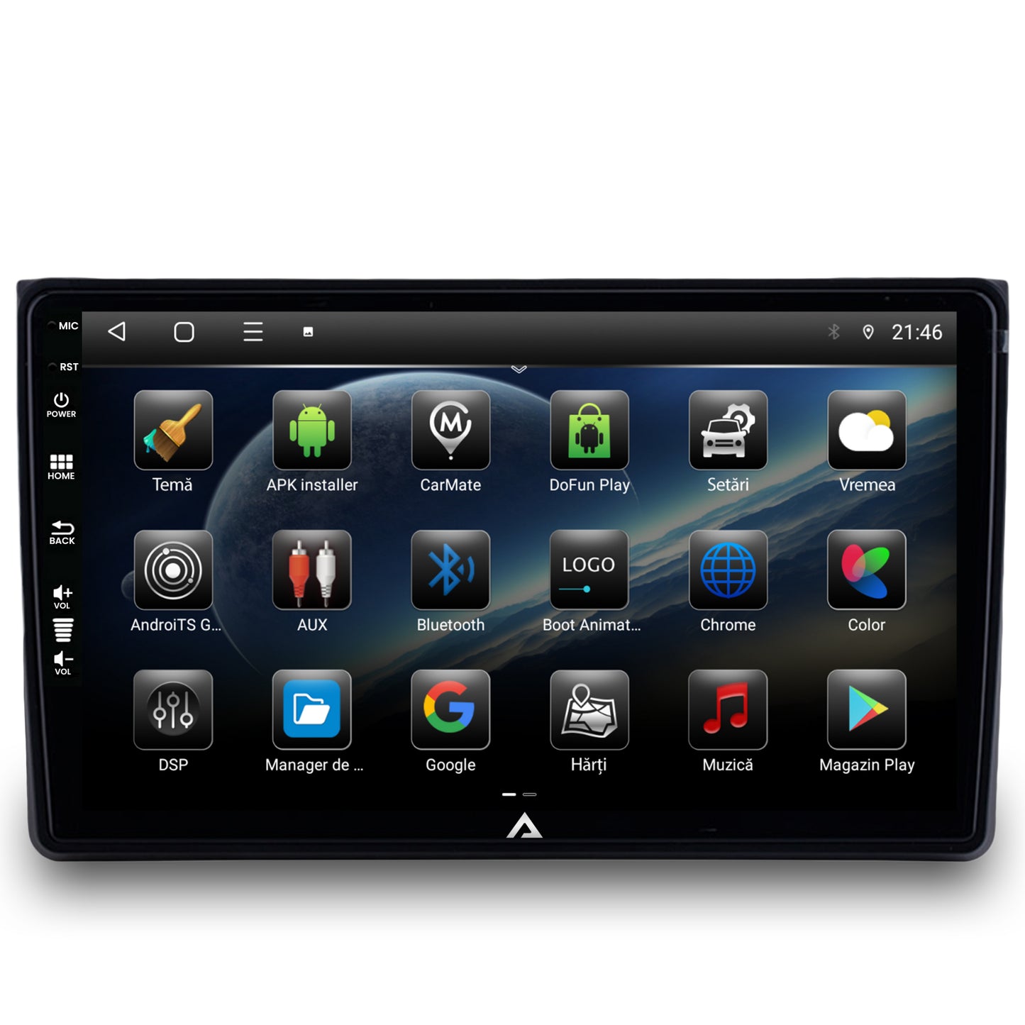 Navigatie Audi A4(B6/B7) / Seat Exeo, Android, E-Octacore / 2GB RAM + 32GB ROM, 9 Inch - AD-BGE9002+AD-BGRKIT425