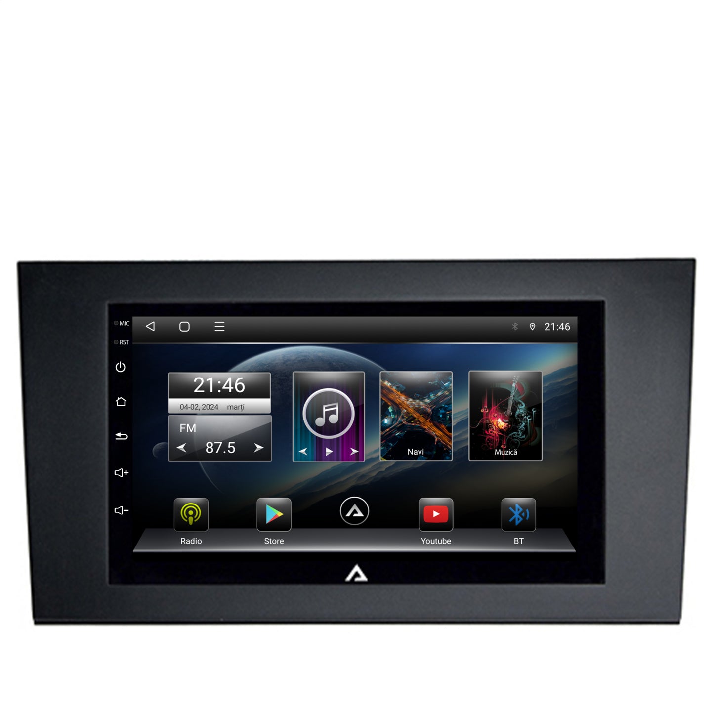 Navigatie Audi A4(B6/B7) / Seat Exeo, Android, P-Octacore / 2GB RAM + 32 ROM, 7 Inch - AD-BGP1002+AD-BGRAU0062DIN
