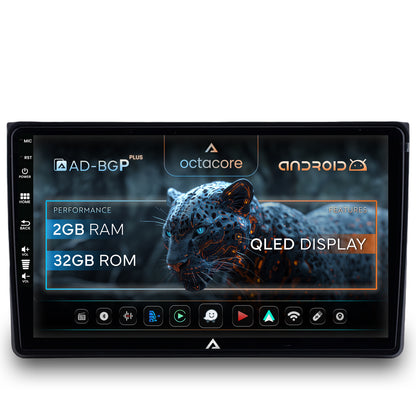Navigatie Audi A4(B6/B7) / Seat Exeo, Android, P-Octacore / 2GB RAM + 32GB ROM, 9 Inch - AD-BGP9002+AD-BGRKIT425