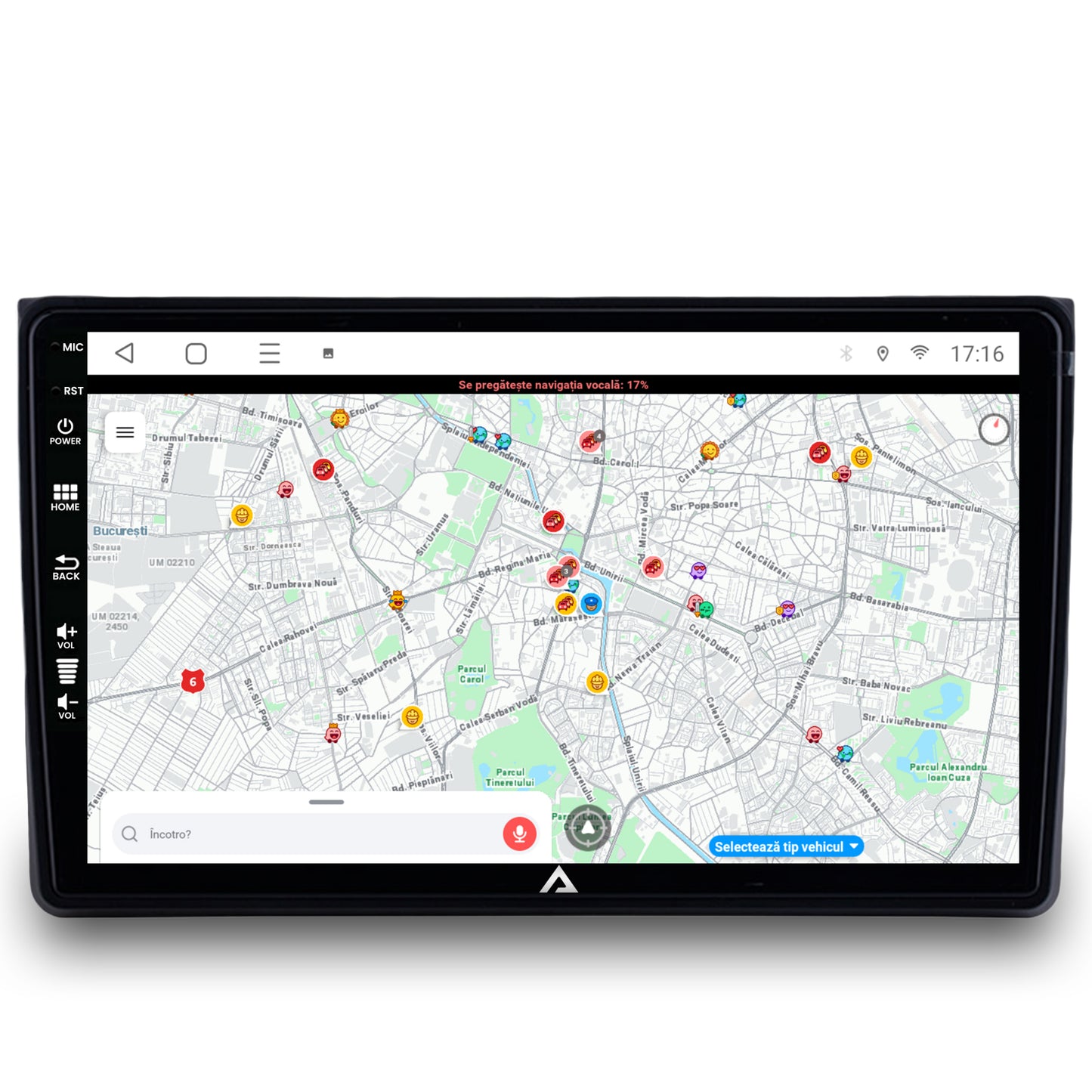 Navigatie Audi A4(B6/B7) / Seat Exeo, Android, P-Octacore / 2GB RAM + 32GB ROM, 9 Inch - AD-BGP9002+AD-BGRKIT425