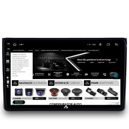 Navigatie Audi A4(B6/B7) / SEAT EXEO, Android, Z-Octacore / 8GB RAM + 256GB ROM, 9 Inch - AD-BGZ9008+AD-BGRKIT425