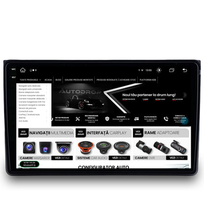 Navigatie Audi A4(B6/B7) / SEAT EXEO, Android, V-Octacore / 4GB RAM + 64GB ROM, 9.5 Inch - AD-BGV9004+AD-BGRKIT425