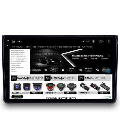 Navigatie Audi A4(B6/B7) / SEAT EXEO, Android, X-Octacore / 8GB RAM + 256GB ROM, 9.5 Inch - AD-BGX9008+AD-BGRKIT425