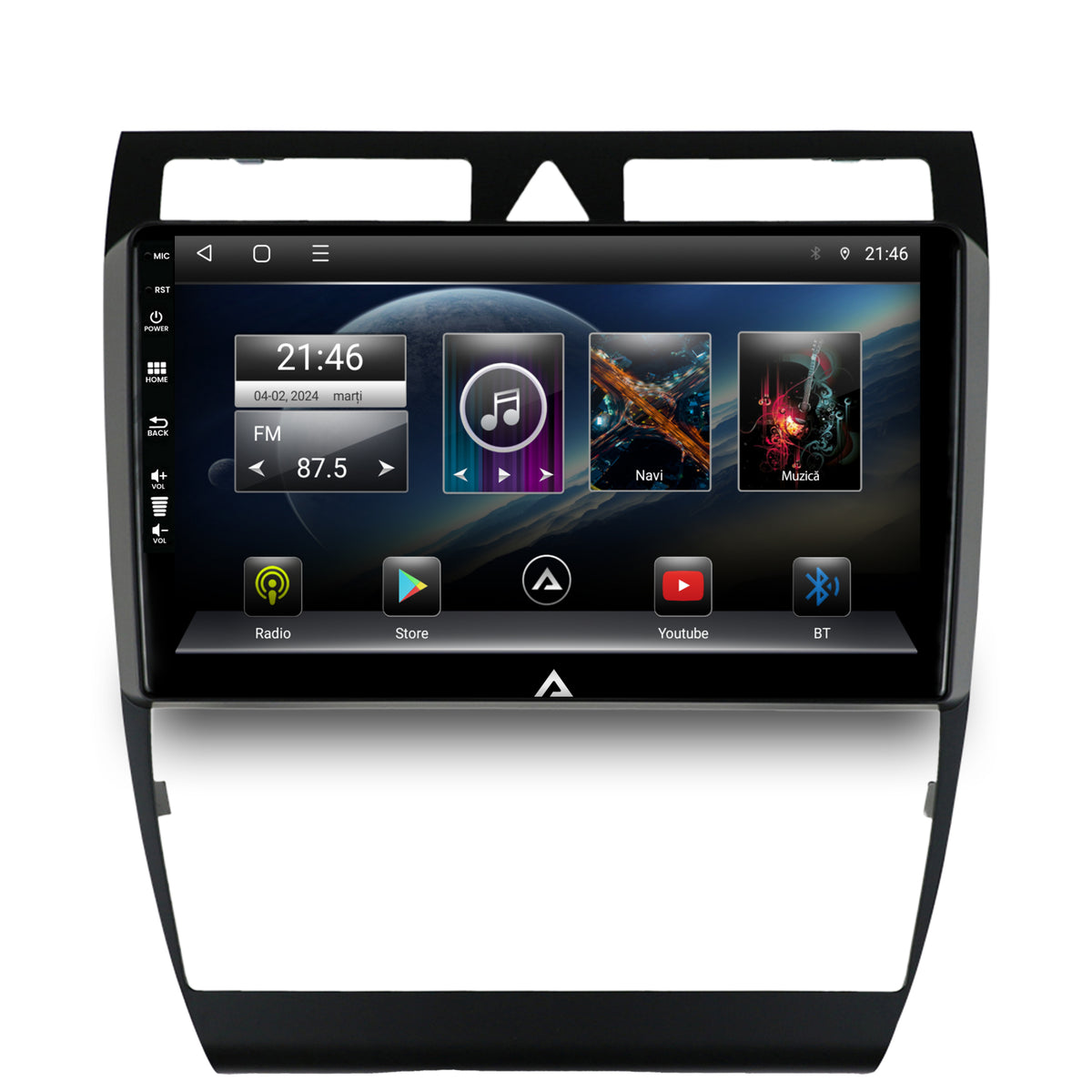 Navigatie Audi A6 (1999-2004), Android, E-Octacore / 2GB RAM + 32GB ROM, 9 Inch - AD-BGE9002+AD-BGRKIT429