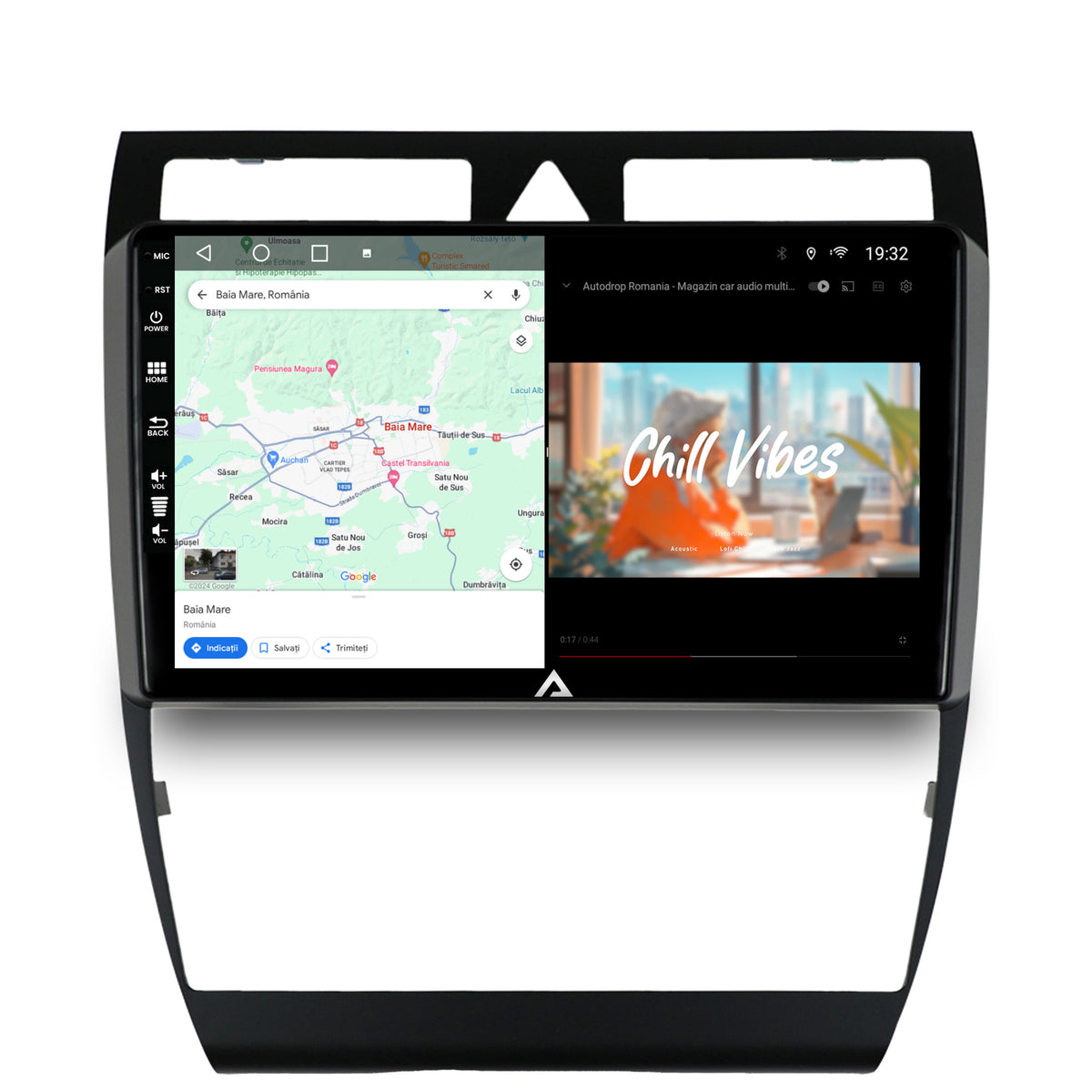 Navigatie Audi A6 (1999-2004), Android, A-Octacore / 4GB RAM + 64GB ROM, 9 Inch - AD-BGA9004+AD-BGRKIT429