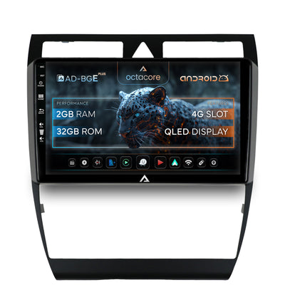 Navigatie Audi A6 (1999-2004), Android, E-Octacore / 2GB RAM + 32GB ROM, 9 Inch - AD-BGE9002+AD-BGRKIT429