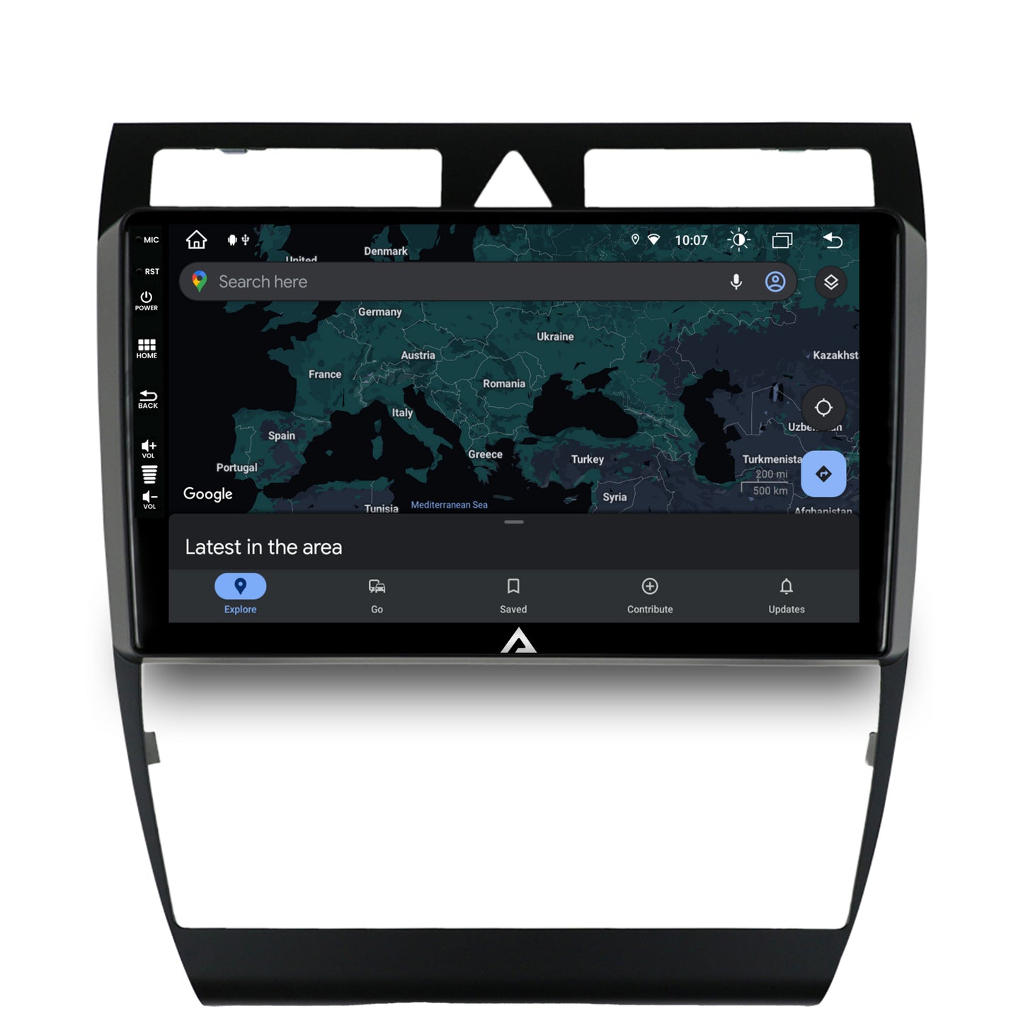 Navigatie Audi A6 (1999-2004), Android, Z-Octacore / 8GB RAM + 256GB ROM, 9 Inch - AD-BGZ9008+AD-BGRKIT429