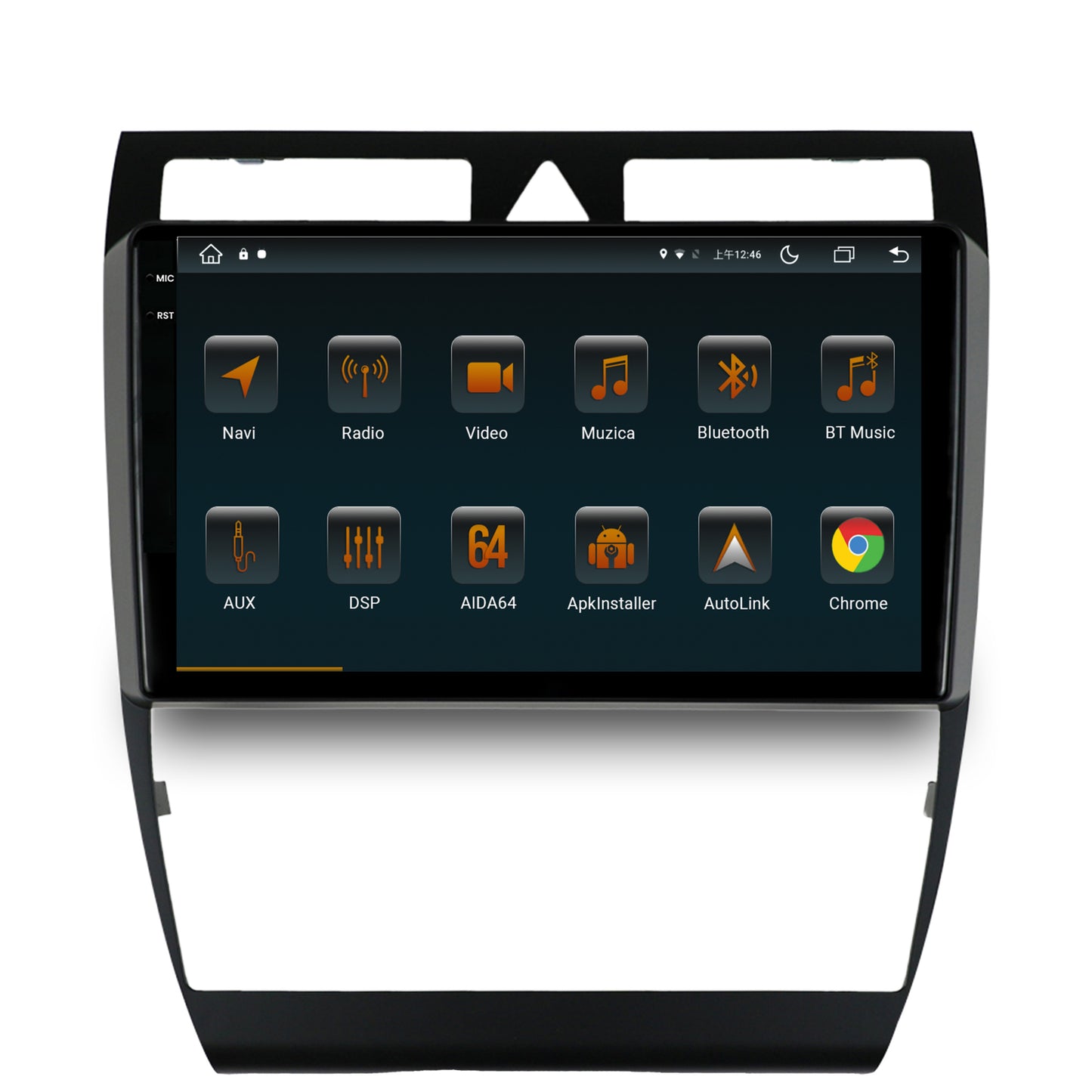 Navigatie Audi A6 (1999-2004), Android, V-Octacore / 4GB RAM + 64GB ROM, 9.5 Inch - AD-BGV9004+AD-BGRKIT429
